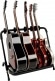  GS350BB 6-GUITAR STAND WITH ADJUSTABLE DIVIDERS BLACK