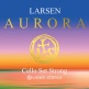 CELLO STRINGS LARSEN AURORA SET 4/4 STRONG