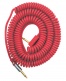 VCC90 COILED JACK CABLE 9M RED