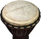 Djembe Custom Grand 33-35 X 60-62CM + Housse (offerte)