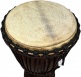 Djembe Custom Grand 33-35 X 60-62CM + Housse (offerte)