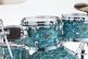 STARCLASSIC WALNUT/BIRCH STUIO 22 DRUM KIT TURQUOISE PEARL
