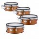 DTX10KM (pads Peaux Mesh) - Real Wood