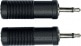 AD05 ADAPTATEUR JACK MALE 3.5 MM JACK FEM. 6.35 MM - LOT DE 2