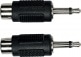 ADAPTATEUR RCA FEM. JACK M MALE 3.15 MM - LOT DE 2