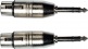 Adaptateur Jack ST Male XLR Fem. - Lot de 2