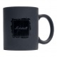 COFFEE MUG -11OZ BLACK CERAMIC