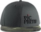 Gray Camo 6 Panel Snapback Hat