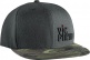 Gray Camo 6 Panel Snapback Hat