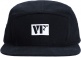 Black 5 Panel Camp Hat