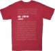 T-SHIRT 1963 RED GRAPHIC XL