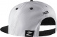 White Snapback Cap 6 Panels