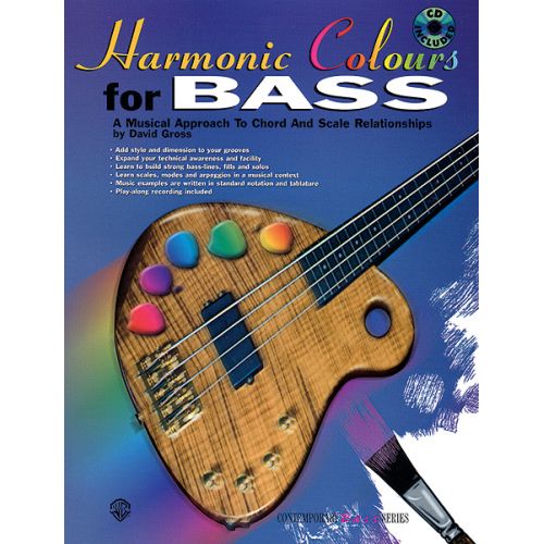  Gross David - Harmonic Colours For Bass + Cd - Bass Guitar