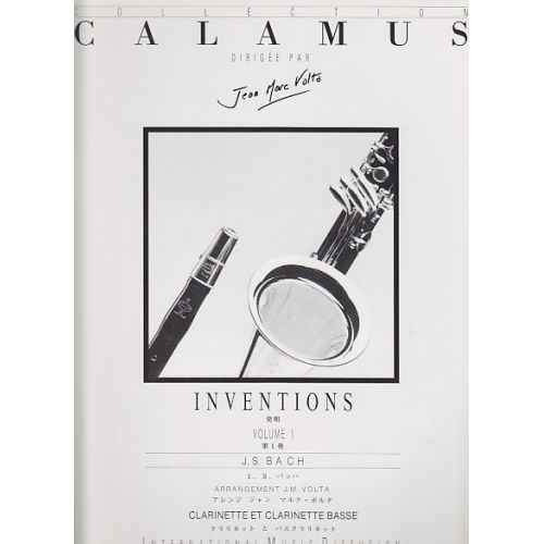 IMD ARPEGES Bach - Inventions Vol.2 Pour Clarinette et Clarinette Basse