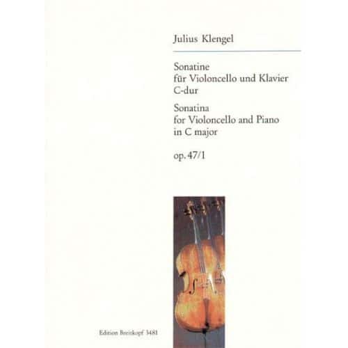 EDITION BREITKOPF KLENGEL JULIUS - SONATINE C-DUR OP. 47 NR. 1 - CELLO, PIANO