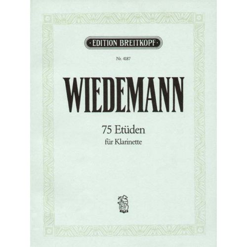 WIEDEMANN LUDWIG - 75 ETUDEN - CLARINET