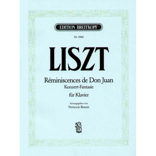  Liszt Franz - Reminiscences De Don Juan - Piano