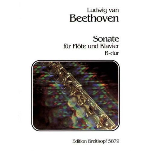 EDITION BREITKOPF BEETHOVEN LUDWIG VAN - SONATE B-DUR - FLUTE, PIANO