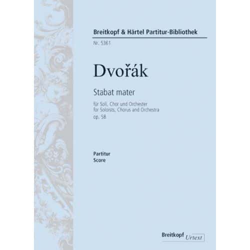  Dvorak Anton - Stabat Mater Op. 58 - Full Score