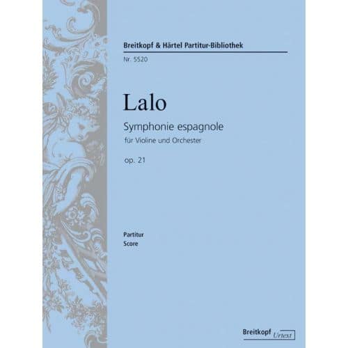  Lalo Edouard - Symphonie Espagnole Op. 21 - Violin, Orchestra