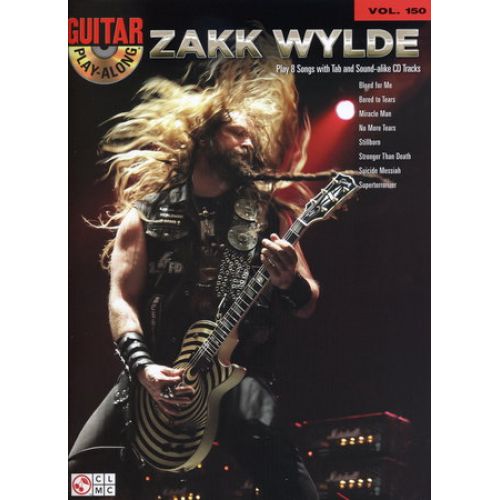 HAL LEONARD GUITAR PLAY ALONG VOL.150 + CD - ZAKK WYLDE