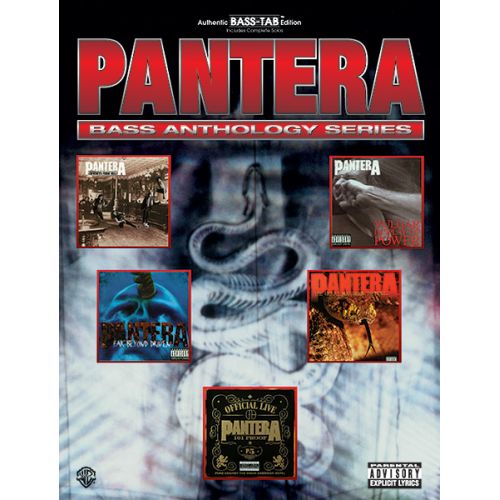 PANTERA - PANTERA BASS ANTHOLOGY - BASS GUITAR TAB