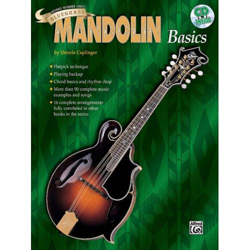 CAPLINGER DENIS - BLUEGRASS MANDOLIN BASICS + CD - MANDOLIN