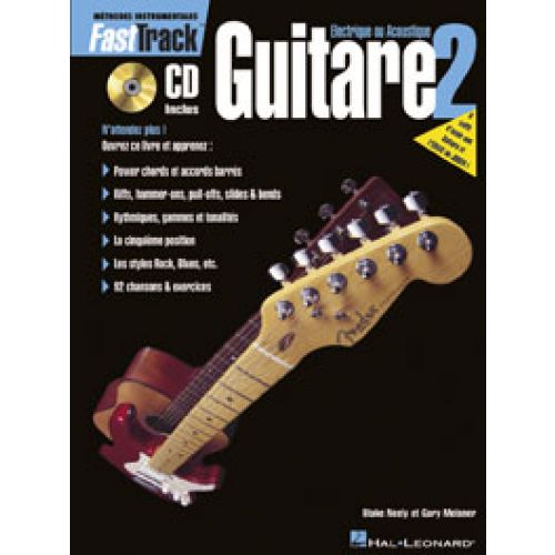 HAL LEONARD Fast Track Guitare Vol.2 + CD