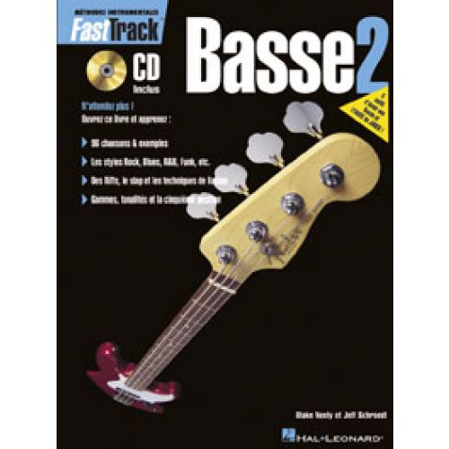HAL LEONARD FAST TRACK BASSE VOL.2 + CD