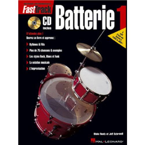 HAL LEONARD Fast Track Batterie Vol.1 + CD