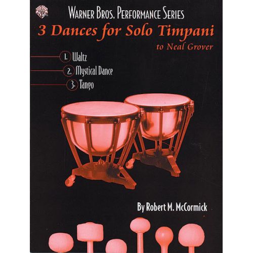 ALFRED PUBLISHING 3 Dances Solo Timpani - Percussion Ensemble