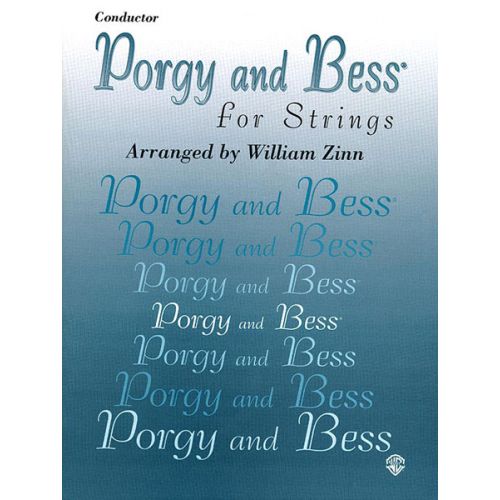 ALFRED PUBLISHING GERSHWIN GEORGE - PORGY AND BESS FOR STRINGS - SCORE