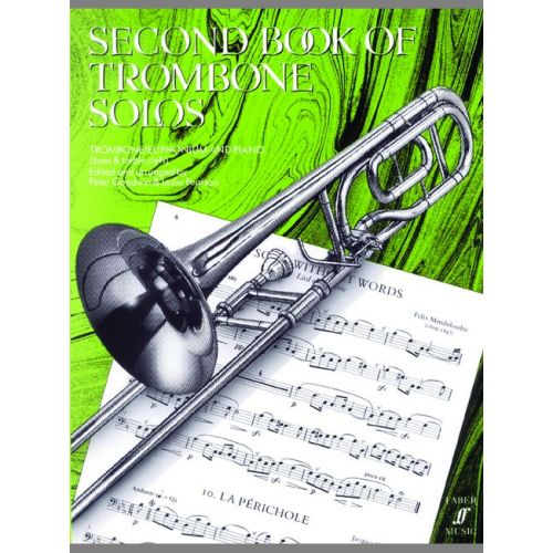 FABER MUSIC GOODWIN P / PEARSON L - SECOND BOOK OF TROMBONE SOLOS (COMPLETE) - TROMBONE AND PIANO 