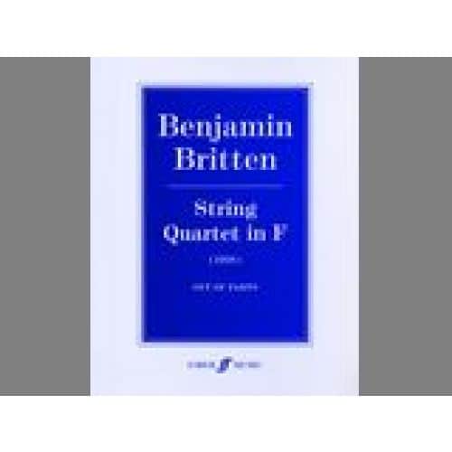 Britten Benjamin - String Quartet In F - String Quartet