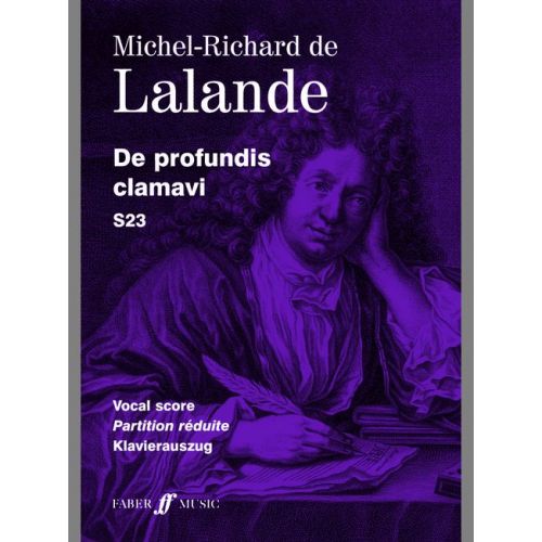 LALANDE MICHEL RICHARD DE - DE PROFUNDIS CLAMAVI - VOCAL SCORE (PAR 10 MINIMUM)