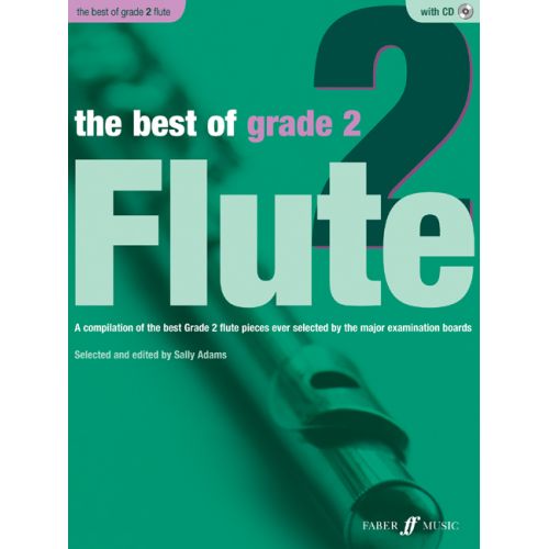 FABER MUSIC ADAMS SALLY - BEST OF GRADE 2 + CD - FLUTE AND PIANO