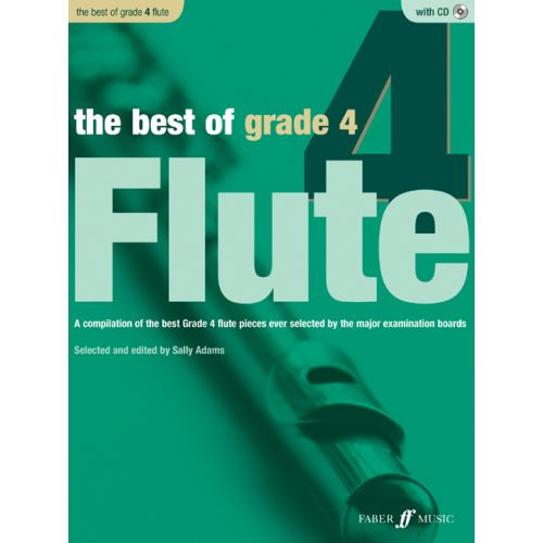 FABER MUSIC ADAMS SALLY - BEST OF GRADE 4 FLUTE + CD - FLUTE AND PIANO