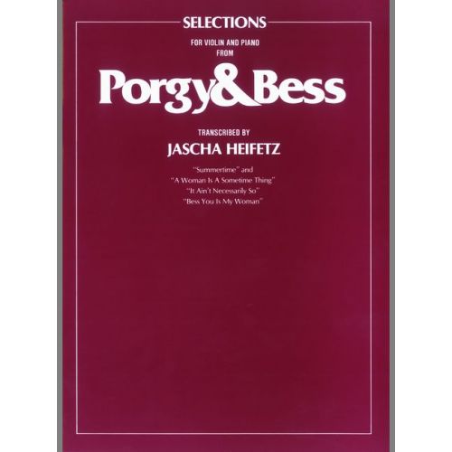 FABER MUSIC GERSHWIN G - PORGY & BESS SELECTIONS - VIOLIN AND PIANO