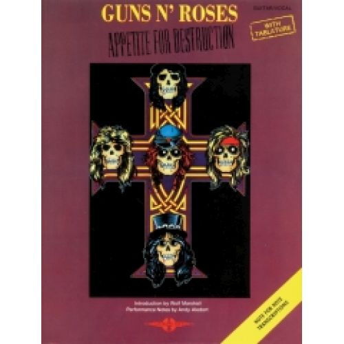 GUNS N'ROSES - APPETITE FOR DESTRUCTION- TAB 