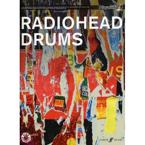 FABER MUSIC Radiohead - Authentic Drums Playalong + CD
