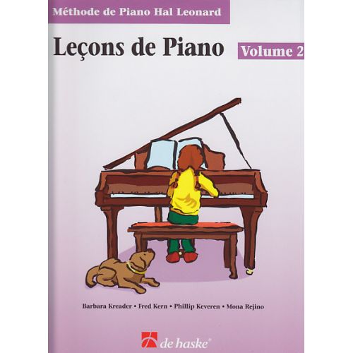 HAL LEONARD METHODE DE PIANO HAL LEONARD, LES LECONS DE PIANO VOL.2