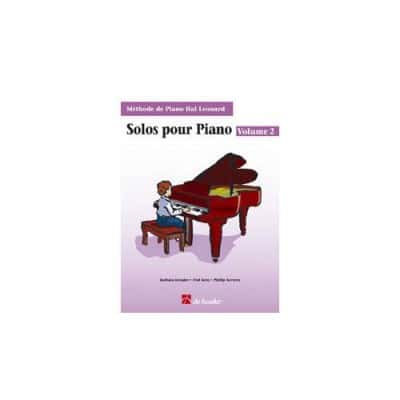METHODE DE PIANO HAL LEONARD, SOLOS VOL.2 