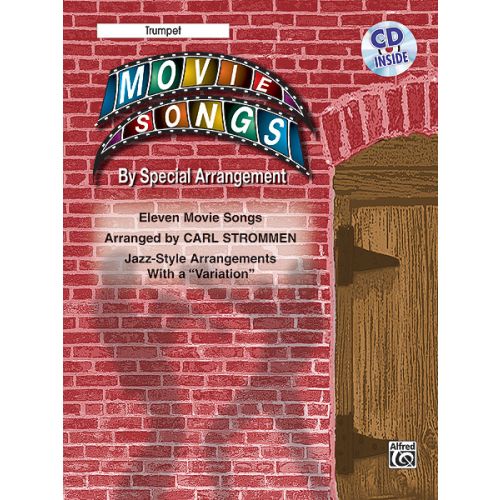 MOVIE SONGS BY SPECIAL ARRANGEMENT + CD - TRUMPET AND PIANO