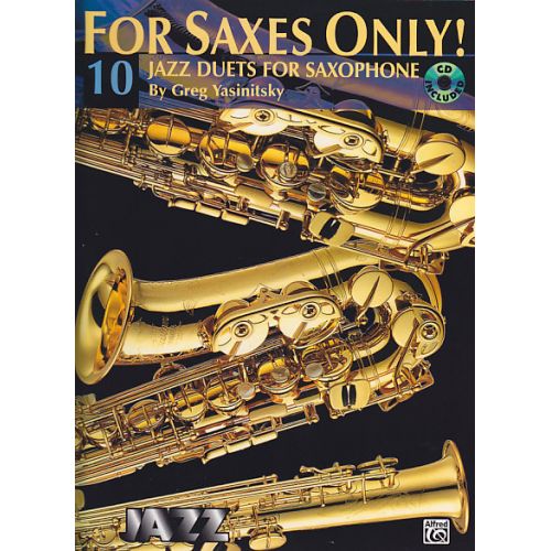 ALFRED PUBLISHING For Saxes Only - 10 Jazz Duets For Saxophone + CD