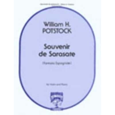 POTSTOCK WILLIAM H. - SOUVENIR DE SARASATE - VIOLON & PIANO