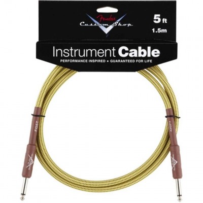 FENDER CUSTOM SHOP SERIES CABLE 5' TWEED