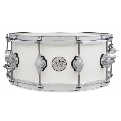 DW DRUM WORKSHOP SNAREDRUM DESIGN SERIE WHITE GLOSS DDLM0614SSWH