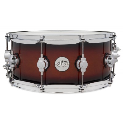 DW DRUM WORKSHOP SNARE DRUM DESIGN SERIES TOBACCO BURST DDLM0614SSTB
