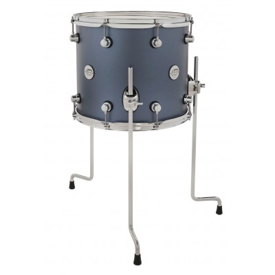 DW DRUM WORKSHOP Tom Basse Design Blue Slate 14X12