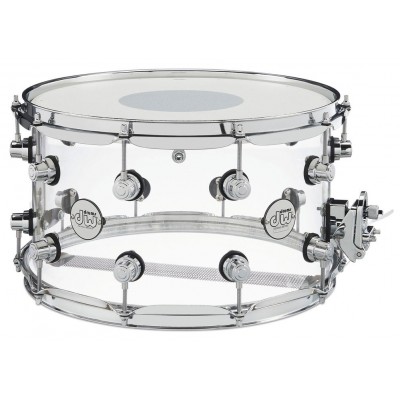 DW DRUM WORKSHOP Design Acryl 14X8" Transparent